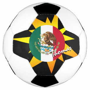 Bola De Futebol México Futebol & Bandeira mexicana / BANG