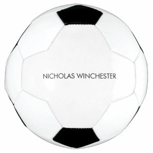 Bola De Futebol Mínimo personalizado da equipe desportiva de nome