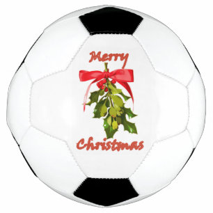 Bola De Futebol Mistura Feliz de Natal