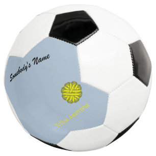 Bola De Futebol Modelo da Flower Amarela por Kenneth Yoncich