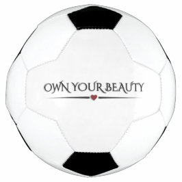 Bola De Futebol Moderno Elegante "Assuma Sua Beleza" Chic Pickleba