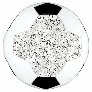 Bola De Futebol Moderno White Terrazzo