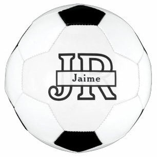 Bola De Futebol Monograma Legal Nome Personalizado Chuteira de Fut