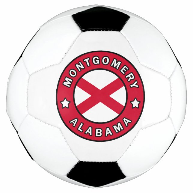 Bola De Futebol Montgomery Alabama (Frente)