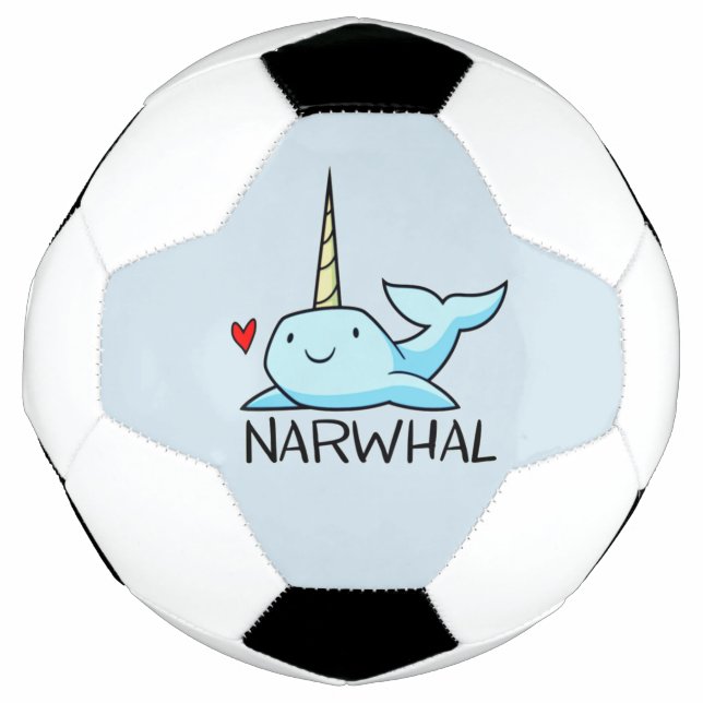 Bola De Futebol Narwhal (Frente)