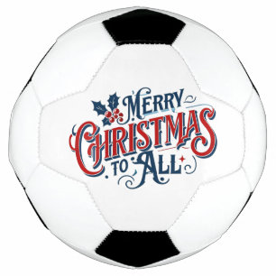 Bola De Futebol Natal clássico para todas as artes festivas