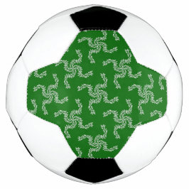 Bola De Futebol Natal Garland Green, decoração de Natal