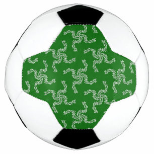Bola De Futebol Natal Garland Green, decoração de Natal