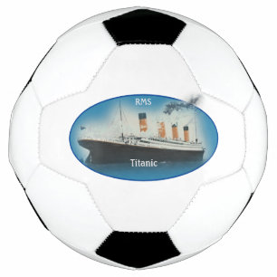 Bola De Futebol Navio Titanic Maritime White Star Line