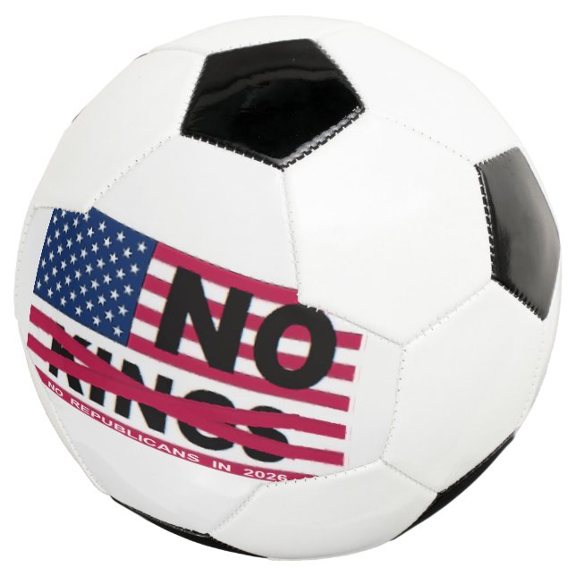 Bola De Futebol "NO kings" Soccer Ball (Três quartos)