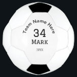 Bola De Futebol nome da equipe adicionar nome do jogador data espo<br><div class="desc">design</div>