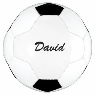Bola De Futebol Nome de Script Personalizado Minimalista
