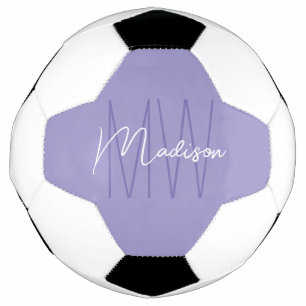 Bola De Futebol Nome do Monograma Moderno - Script Puro