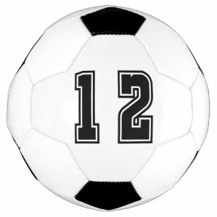 Bola De Futebol Número 12