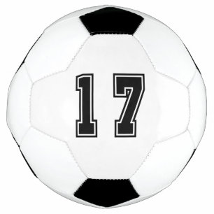 Bola De Futebol Número 17