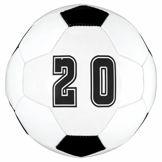 Bola De Futebol número 20 (Frente)