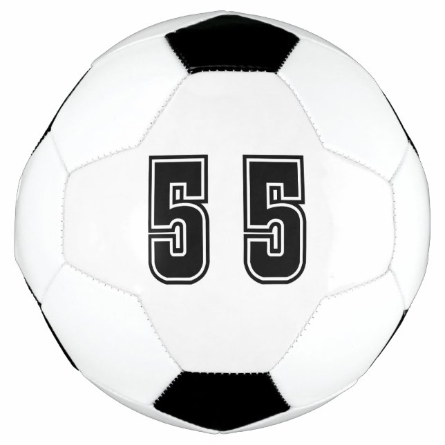 Bola De Futebol Número 55 (Frente)