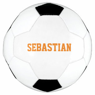 Bola De Futebol Número da equipe desportiva personalizada de nome