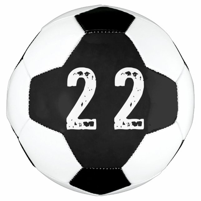 Bola De Futebol Número desportivo 22 (Frente)