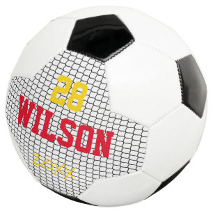 Bola De Futebol Número Do Jogador De Rede Nome Ano