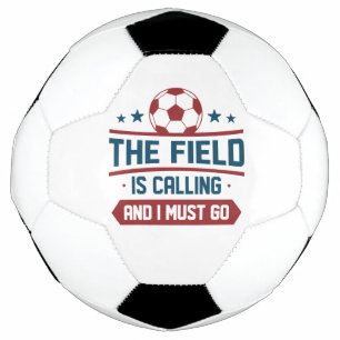 Bola De Futebol O Campo Está Ligando E Eu Tenho Que Ir