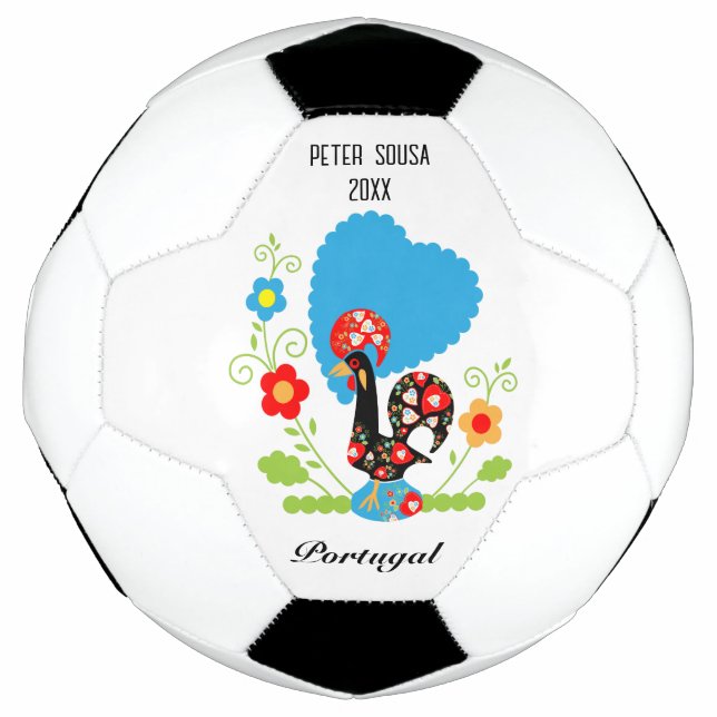 Bola De Futebol O Galo Português (Frente)