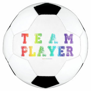 Bola De Futebol O jogador do time do SlipperyJoe repleto de arco-í