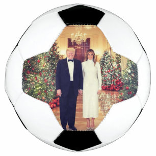 Bola De Futebol O Presidente dos EUA, White House Natal
