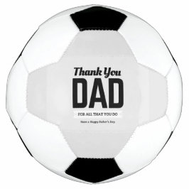 Bola De Futebol Obrigado Mensagem de pai