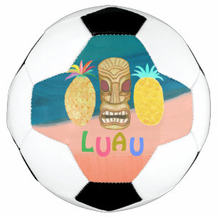 Bola De Futebol Ocean Tiki Abacaxi Luau
