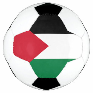 Bola De Futebol oficialmente pavilhão do Estado da Palestina