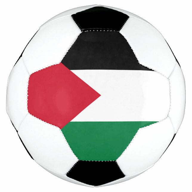 Bola De Futebol oficialmente pavilhão do Estado da Palestina (Frente)