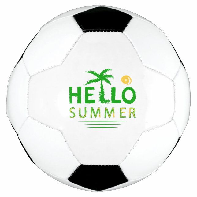 Bola De Futebol Olá Summer (Frente)