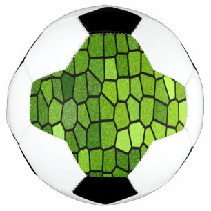 Bola De Futebol Olhar de vidro lapidado verde
