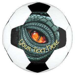 Bola De Futebol Olho de Predador Réptil Primitivo