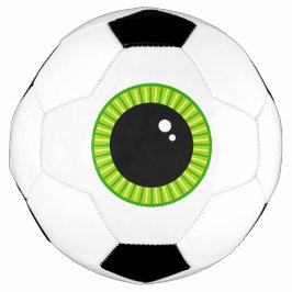 Bola De Futebol Olho Verde Engraçado