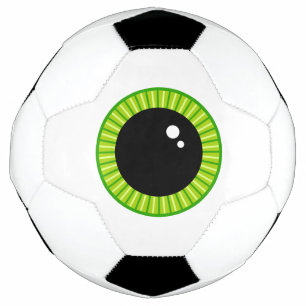 Bola De Futebol Olho Verde Engraçado