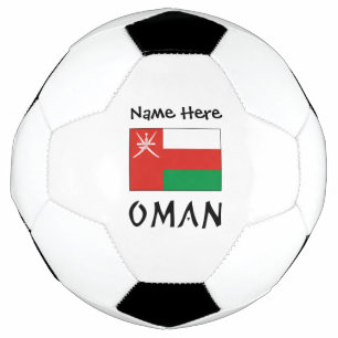 Bola De Futebol Oman Bandeira Oman Personalizada Nome 