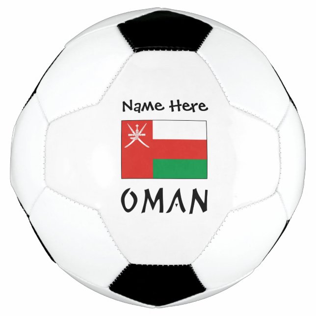 Bola De Futebol Oman Imani Flag Personalizado (Frente)