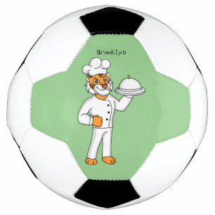 Bola De Futebol Óptica de desenho animado de tigre engraçado