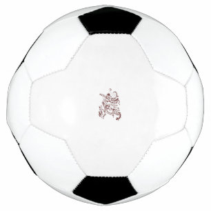 Bola De Futebol Orangy Red decorative Design