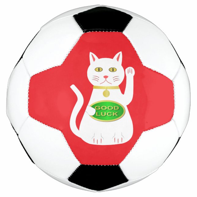 Bola De Futebol Oriental Lucky Cat (Frente)