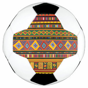 Bola De Futebol Padrão de Arte Étnica na África
