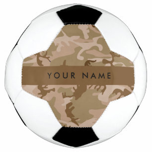 Bola De Futebol Padrão de Camuflagem do Deserto, Seu nome, Persona
