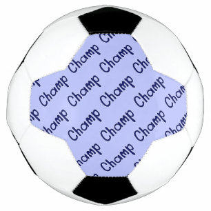 Bola De Futebol Padrão de Carimbo - Azul