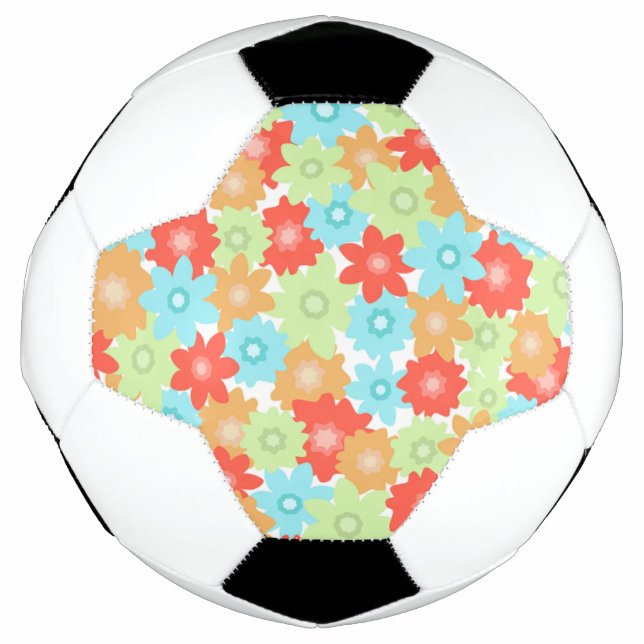 BOLA DE FUTEBOL PADRÃO DE FLOR (Frente)