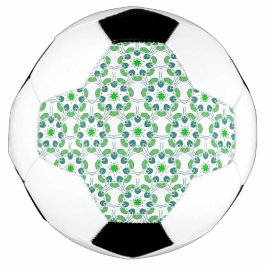 Bola De Futebol Padrão De Folha, Padrão De Folhas, Folhas Verdes