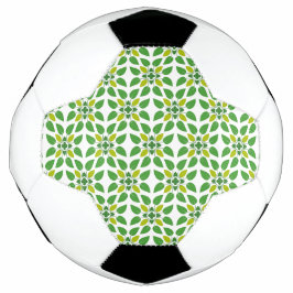Bola De Futebol Padrão de Folhas, Padrão de Folhagens, Folhas Verd