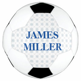 Bola De Futebol Padrão de formas de diamante de nome personalizado
