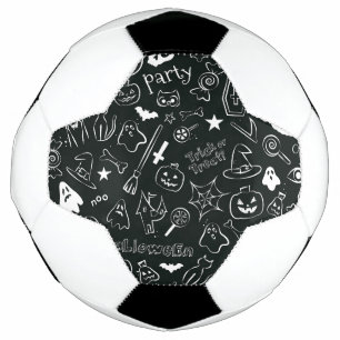 Bola De Futebol Padrão de Halloween 1